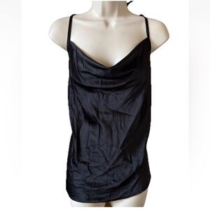 Elegant Black Women's Basic Cami  Top Size XL